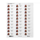 Ruby Cavalier King Charles Return Etiket (Full Sheet)