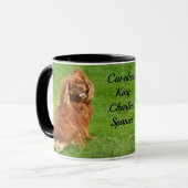 Ruby Cavalier King Charles Spaniel Chien Mug (Devant gauche)