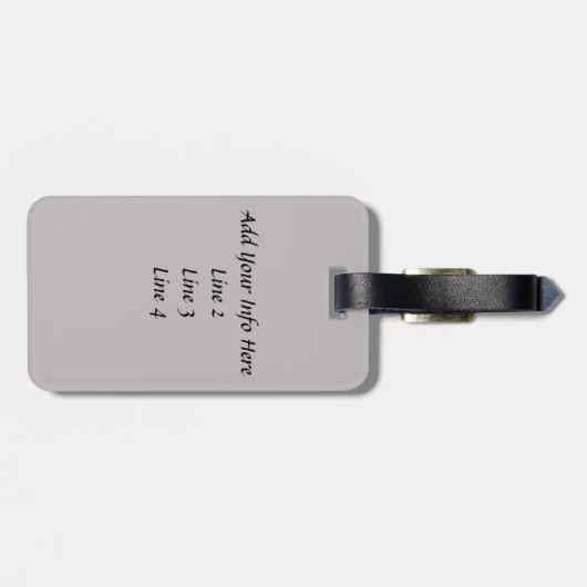 Ruby Cavalier King Charles Spaniel Dog Bagagelabel (Achterkant horizontaal)