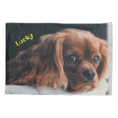 Ruby Cavalier King Charles Spaniel Dog Kussensloop (Achterkant)