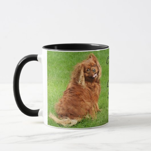 Ruby Cavalier King Charles Spaniel Dog Mok (Links)