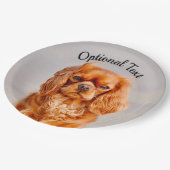 Ruby Cavalier King Charles Spaniel Dog Papieren Bordje (Gekanteld)