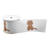 Ruby Cavalier King Charles Spaniel Dog Sitting Lint (Spoel)