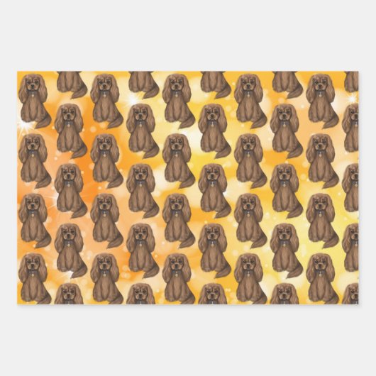 Ruby Cavalier King Charles Spaniel   Inpakpapier Vel (Voorkant 3)