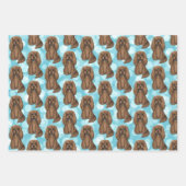 Ruby Cavalier King Charles Spaniel   Inpakpapier Vel (Voorkant)