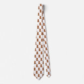 Ruby Cavalier King Charles Spaniel Pattern Stropdas (Voorkant)