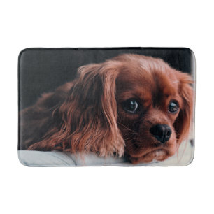 Ruby Cavalier King Charles Spaniel Puppy Dog Badmat