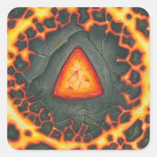 Ruby Core Vierkante Sticker (Voorkant)