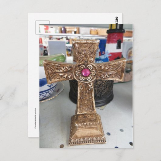 Ruby Cross Briefkaart (Voorkant / Achterkant)