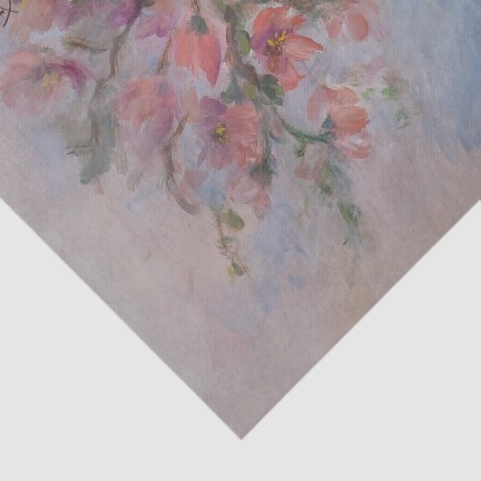 Ruby Crowned Kinglet Bird Tissuepapier (Detail)