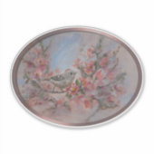 Ruby Crowned Kinglet Sticker (Voorkant)