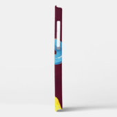 Ruby Donuts: Waterverf Naadloos Patroon. Case-Mate iPhone Case (Achterkant / Links)