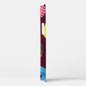 Ruby Donuts: Waterverf Naadloos Patroon. Case-Mate iPhone Case (Achterkant / Rechts)