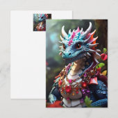 Ruby Dragon Bedankkaart (Voorkant / Achterkant)
