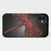 Ruby Dragonfly Case-Mate iPhone Case (Achterkant (horizontaal))