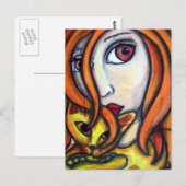 Ruby en haar katten briefkaart (Voorkant / Achterkant)