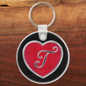 Ruby en Onyx Monogram Sleutelhanger (Voorkant)