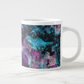 Ruby en Sapphire Crystal Geode Abstract Extra Grote Beker (Rechts)