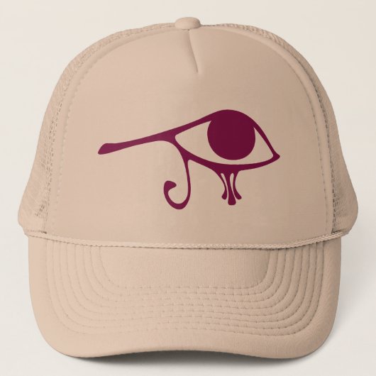 Ruby Eye of Horus Trucker Pet (Voorkant)