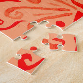 Ruby Floral: Geometrisch patroon. Legpuzzel (Zijkant)
