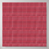 Ruby Gemstone Art, Red Poster (Voorkant)