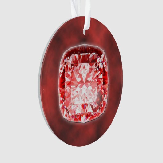 Ruby Gemstone Ornament (voorkant)