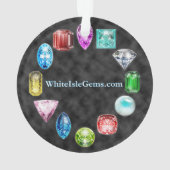 Ruby Gemstone Ornament (achterkant)