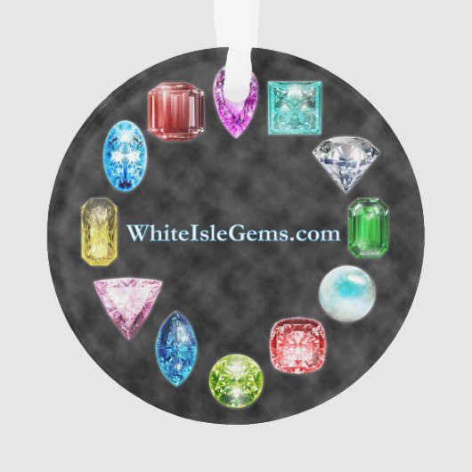 Ruby Gemstone Ornament (achterkant)