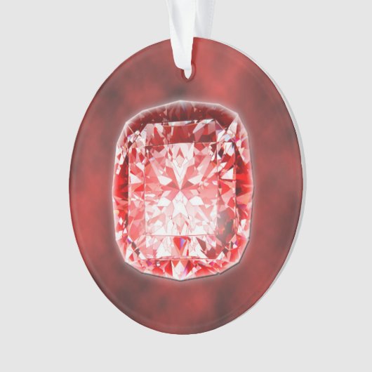 Ruby Gemstone Ornament (voorkant)