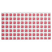 Ruby Gemstone Pink Kussensloop (Voorkant-Rechts)