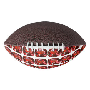 Ruby Gemstone Red American Football