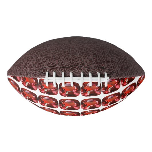 Ruby Gemstone Red American Football (Voorkant)