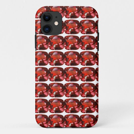 Ruby Gemstone Red Case-Mate iPhone Case (Achterkant)