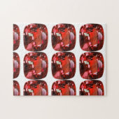Ruby Gemstone Red Legpuzzel (Horizontaal)
