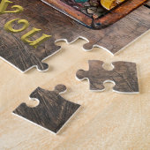 Ruby Granaatappel Hart Steampunk-serie Legpuzzel (Zijkant)