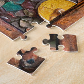 Ruby Granaatappel Hart Steampunk-serie Legpuzzel (Zijkant)