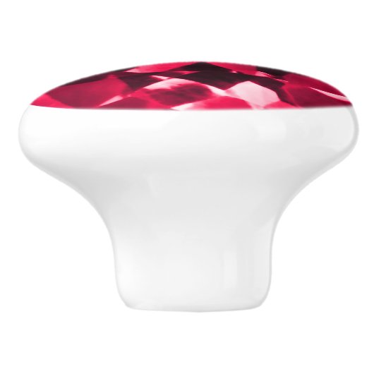 Ruby Illusion Keramische Knop (Zijkant)