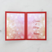 Ruby Jubileum Husband Wenskaart. Kaart (Binnen)