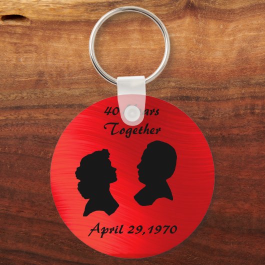 RUBY JUBILEUM-SLEUTELHANGER SLEUTELHANGER (Voorkant)