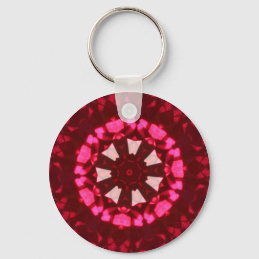 Ruby Kaleidoscope Sleutelhanger (Voorkant)