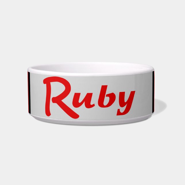 Ruby Kom voor Huisdieren (Voorkant)