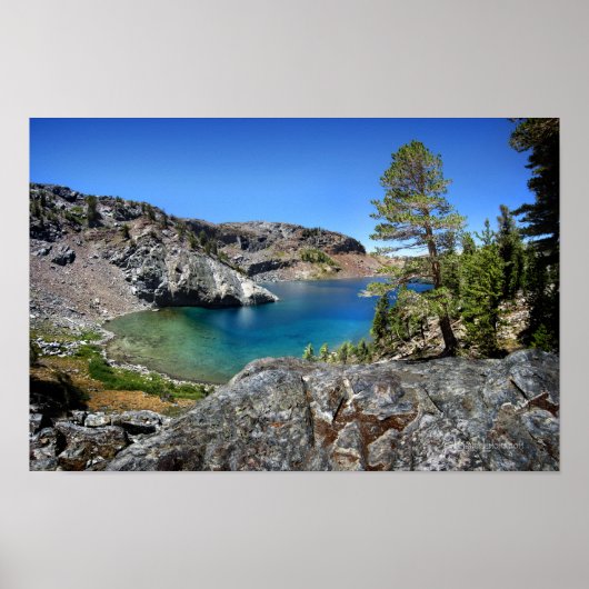 Ruby Lake - John Muir Trail - Sierra Nevada Poster (Voorkant)