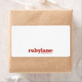 Ruby Lane Grands Étiquettes d'expédition avec logo (En situation)