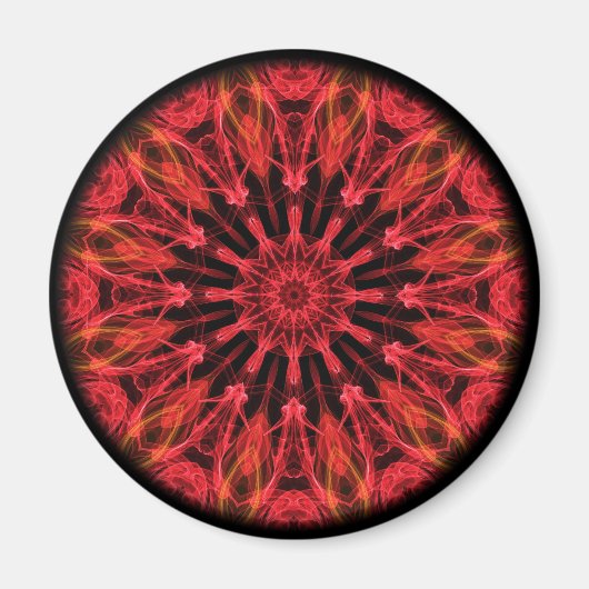 Ruby Liefde caleidoscoop Magneet (Voorkant)