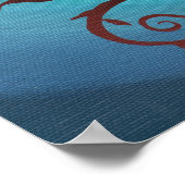 Ruby Mermaid Poster Print (Coin)