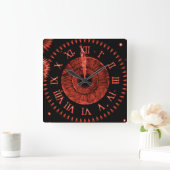 Ruby Midnight Clock Vierkante Klok (Huis)
