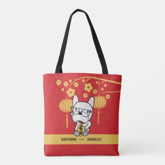 Ruby Money Canvas tas (Achterkant)