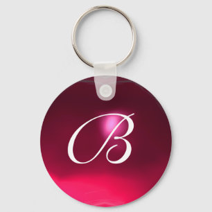 RUBY MONOGRAM, rode roze Sleutelhanger