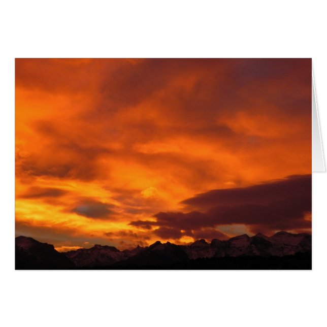 Ruby Mountain Sunset (Voorkant Horizontaal)