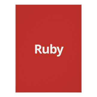 Ruby Perfect Poster